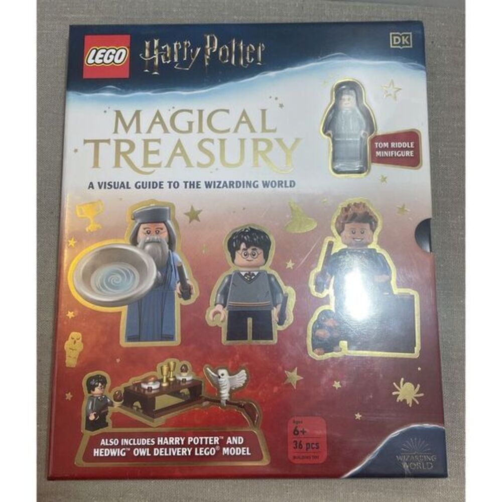 Lego Harry Potter Magical Treasury Book Includes Tom Riddle Lego Figure sealed